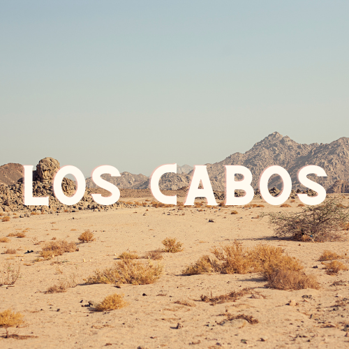 Beautiful desert view of Los Cabos
